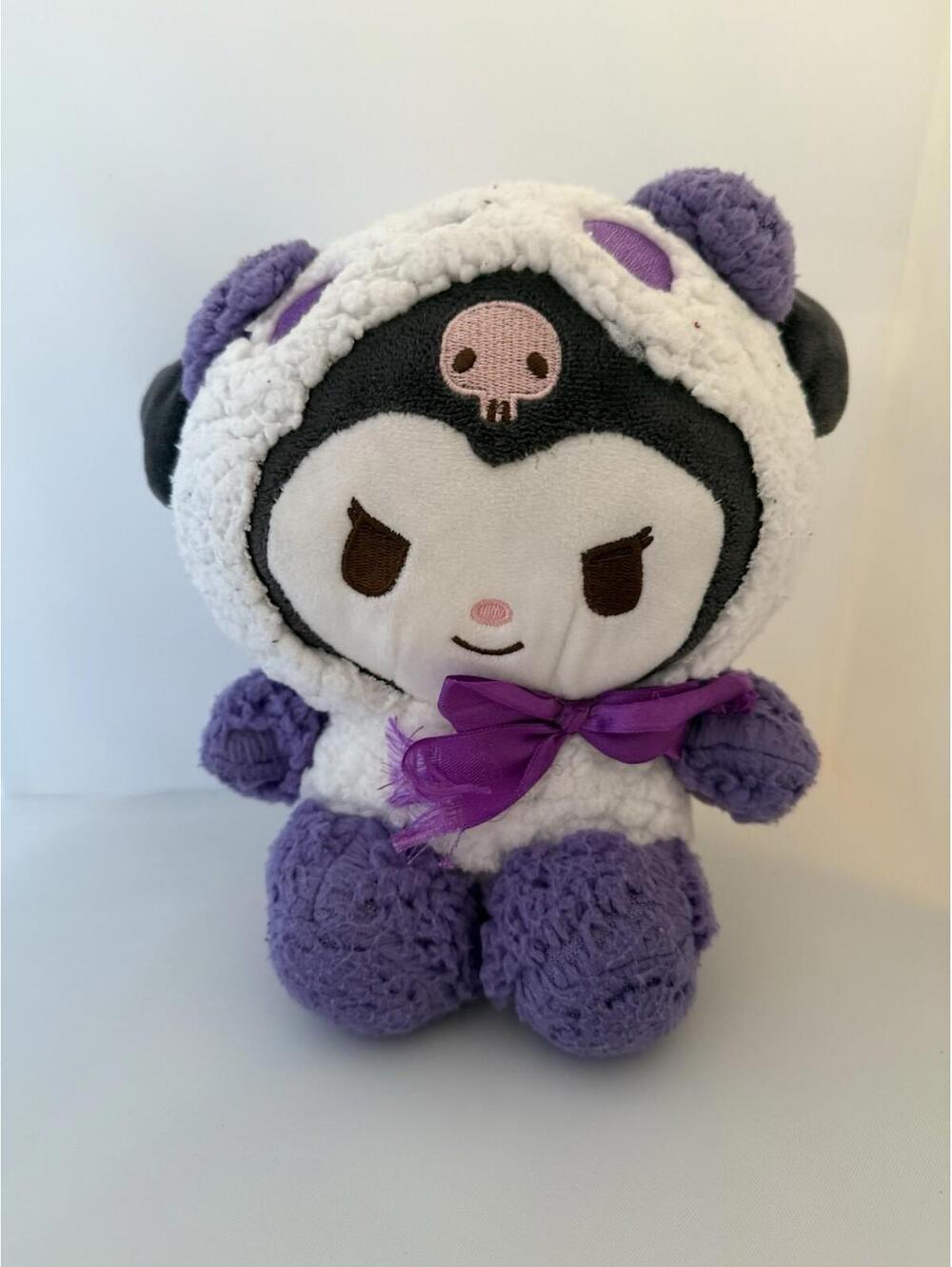 Sanrio KUROMI Mochi Mochi Cat Mascot Soft Plush doll
